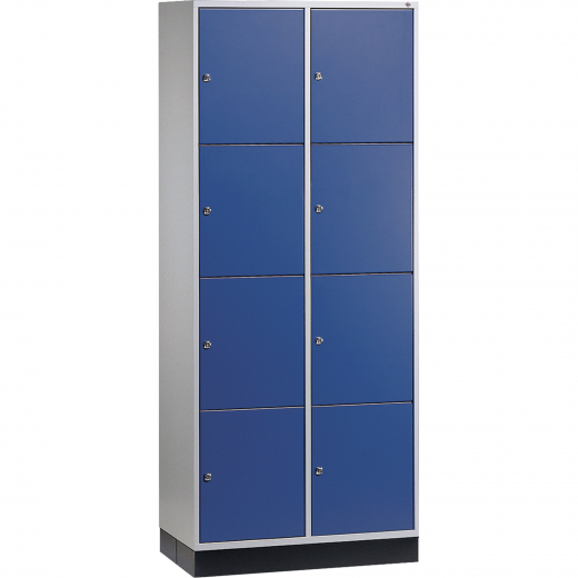 C+P Schließf.schrank 8470202S10008 8Fächer 1950x820x500mm lgr/ebl, - 820058456