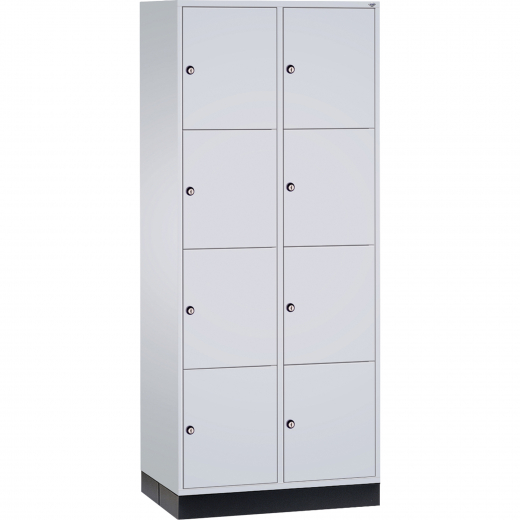 C+P Schließf.schrank 8470203S10007 8Fächer 1950x820x600mm lgr/lgr, - 820058581