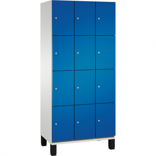 C+P Fächerschrank 4510330S10019 Füße 12Fächer B900mm lgr/ebl, - 820069156