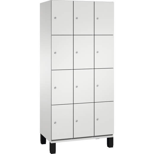 C+P Fächerschrank 4510330S10017 Füße 12Fächer B900mm lgr/lgr, - 820069181