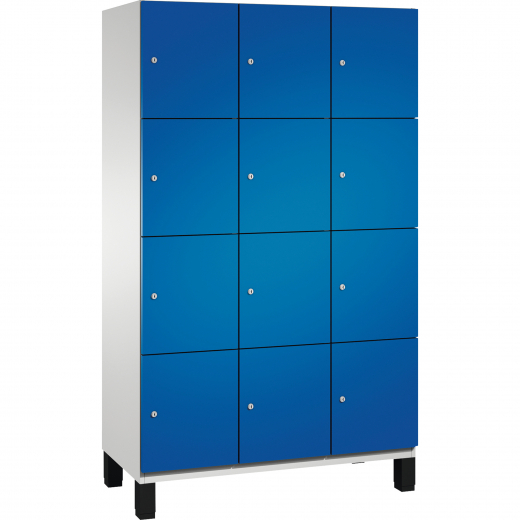 C+P Fächerschrank 4510332S10019 Füße 12Fächer B1200mm lgr/ebl, - 820069356