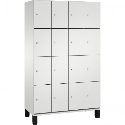 C+P Fächerschrank 4510340S10017 Füße 16Fächer B1200mm lgr/lgr, - 820069581