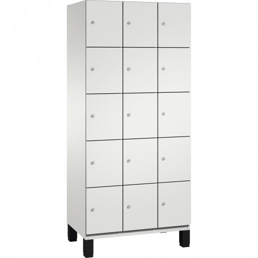 C+P Fächerschrank 4510430S10018 Füße 15Fächer B900mm lgr/lgr, - 820072981