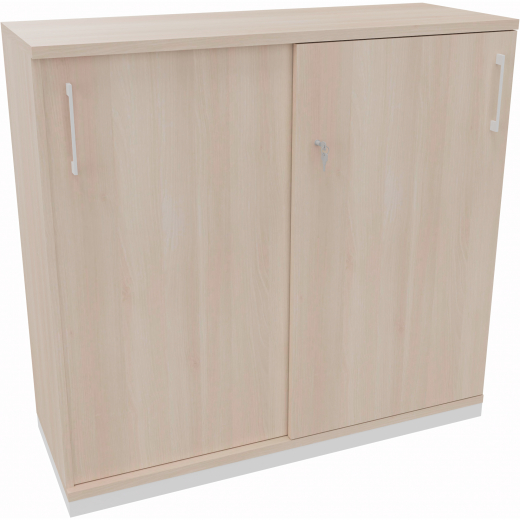 Schiebetürenschrank 3OH B1200xT442xH1133mm ws/Akazie, - 820112972