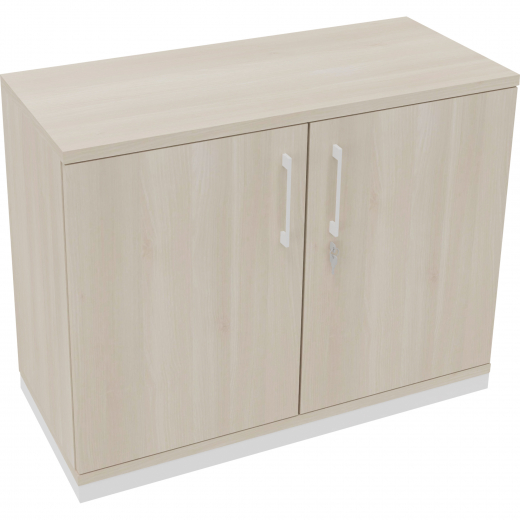 Flügeltürenschrank 2OH B1000xT442xH781 ws/Akazie, - 820113472