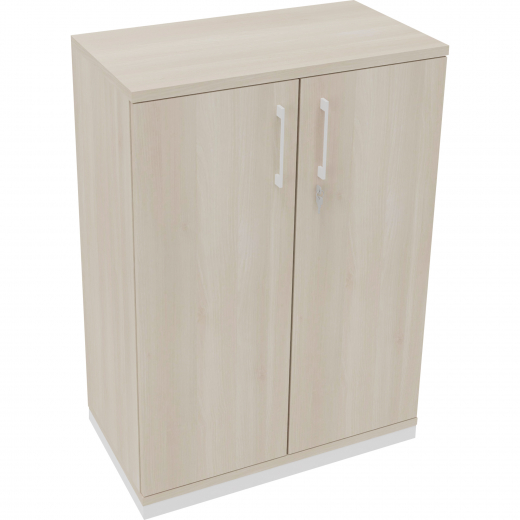 Flügeltürenschrank 3OH B800xT442xH1133 ws/Akazie, - 820114372