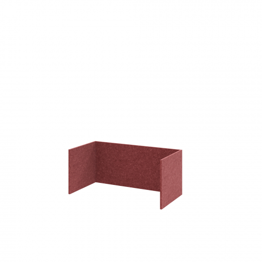 Hammerbacher Filzeinschub FlexWall 80cm 1OH bordeaux, - 820149537