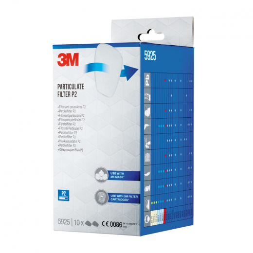 3M Partikelfilter FFP2 5925PRO10 10Paar,