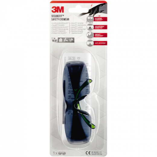 3M Schutzbrille SecureFit SF400GC1, - 195092700