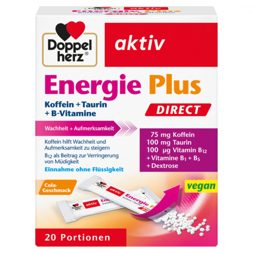 Doppelherz Energie Plus direct 20St,