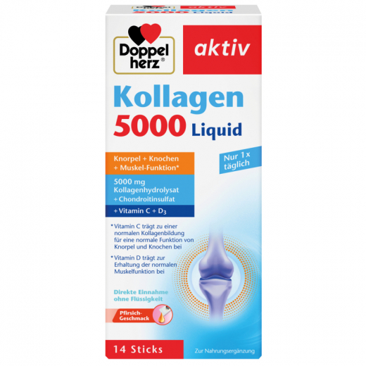 Doppelherz Kollagen 5000 Liquid 14St, - 492181400