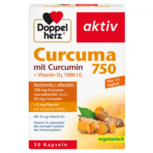 Doppelherz Curcuma 750 30St,