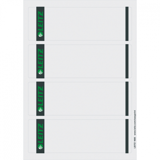 Leitz Ordneretikett 16852085 kurz/breit Papier gr 100 St./Pack.,