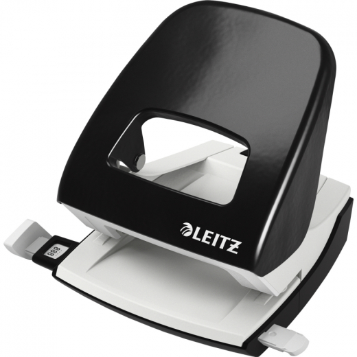 Leitz Locher NeXXt 50080095 max. 30Bl. Metall schwarz, - LEI5008SW