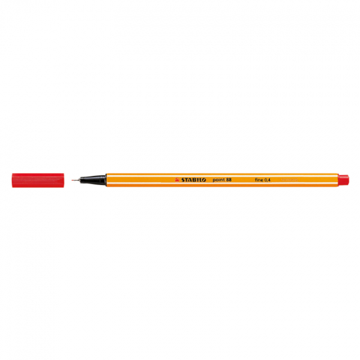 STABILO Fineliner point 88 88/40 0,4mm rot,