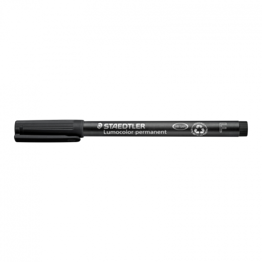 STAEDTLER Folienstift Lumocolor 318-9 0,6mm permanent schwarz,