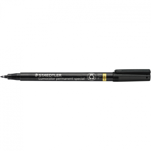 STAEDTLER Folienstift Lumocolor  319 F-9 0,6mm permanent sw, - STA319FSW