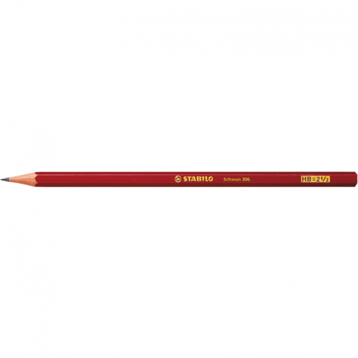 STABILO Bleistift Swano 306/HB rot, - 5651222