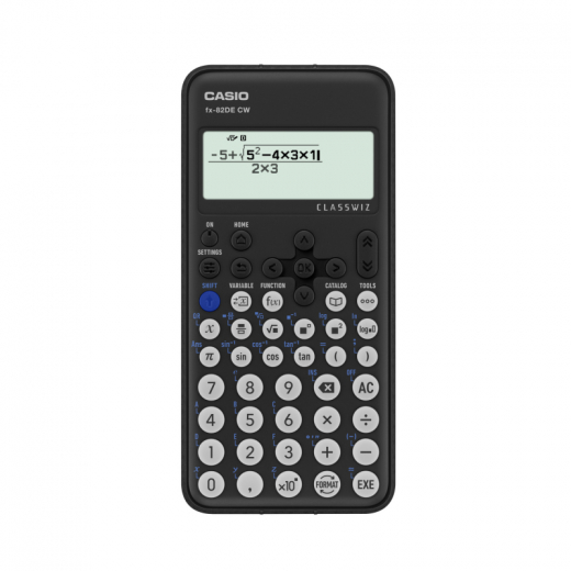 CASIO Schulrechner FX-82DECW-W-ET,