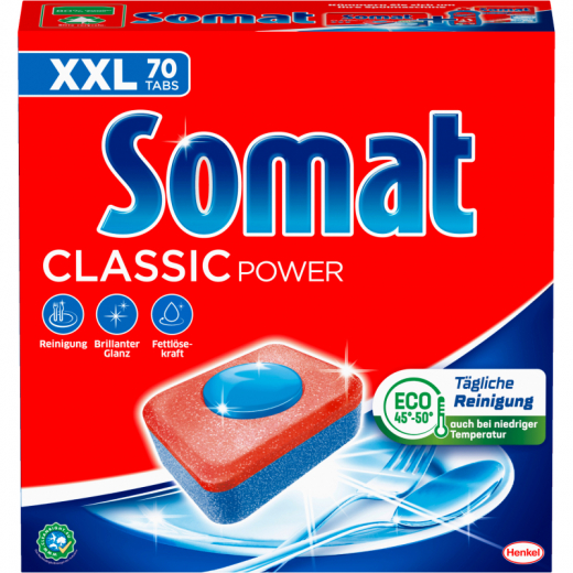 Somat Spülmaschinentabs Classic Power 10002646 70St, - 495080800