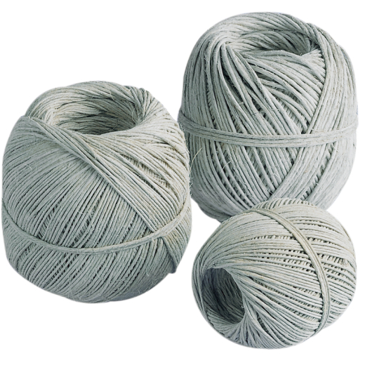 Bindfaden 2mm bis 8kg Naturfaser 200 m/Rl., - 161002100