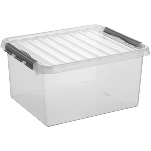 Sunware Aufbewahrungsbox H6160502 36l 500x400x260mm transparent, - HELH61605TR