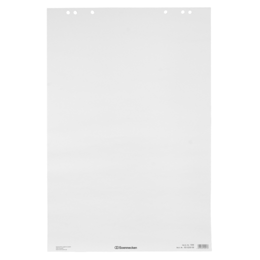 Soennecken Flipchartblock 1137 68x99cm 20Bl. blanko 5 St./Pack., - 155022500
