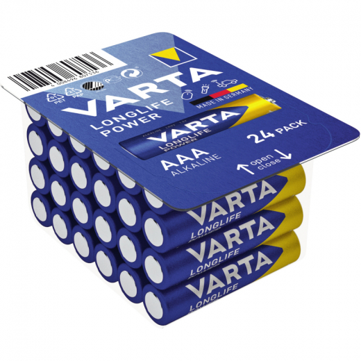 Varta Batterie Longlife Power 4903301124 AAA 1,5V 24 St./Pack., - 3060736