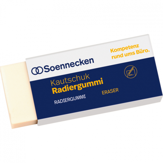 Soennecken Radierer 0339 Kautschuk weiß, - 317206800