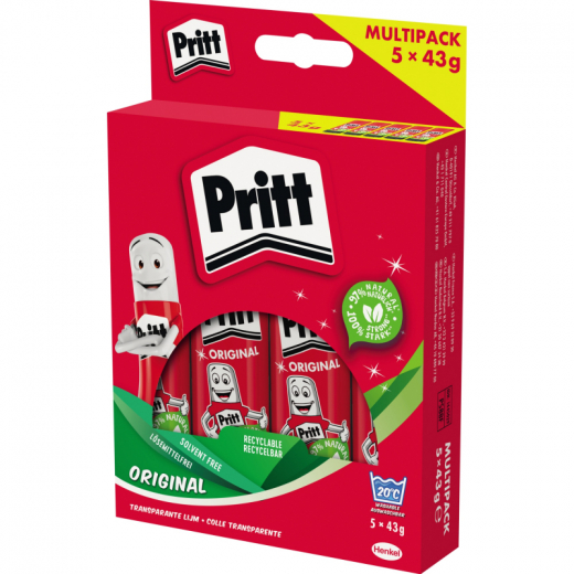 Pritt Klebestift PS8BF 43g Kunststoffhülse 5 St./Pack., - STA9HPS8BF