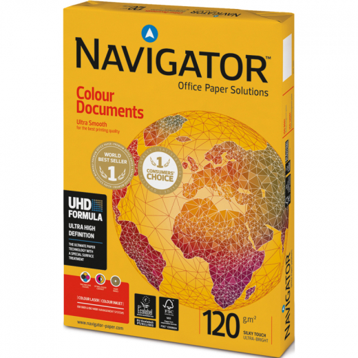 Navigator Kopierpapier 82457A12S A4 120g ws 250 Bl./Pack., - IGP8245A12S