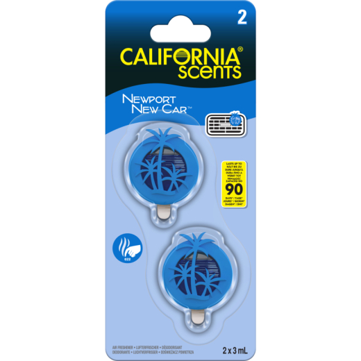 CALIFORNIA SCENTS Lufterfrischer E303201202 Newport/New Car 2St, - 495058400