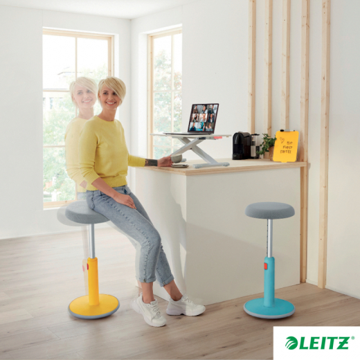 Leitz Sitzhocker Ergo Cosy 65180019 gelb, - LEI65180019