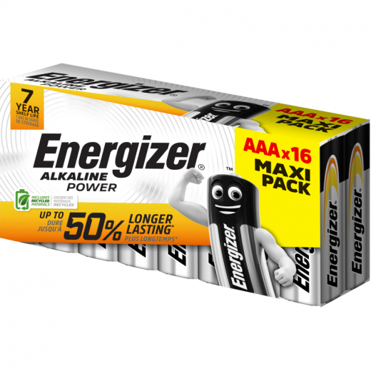 Energizer Batterie E302743900 AAA/Micro/LR03 16 St./Pack., - 190022100