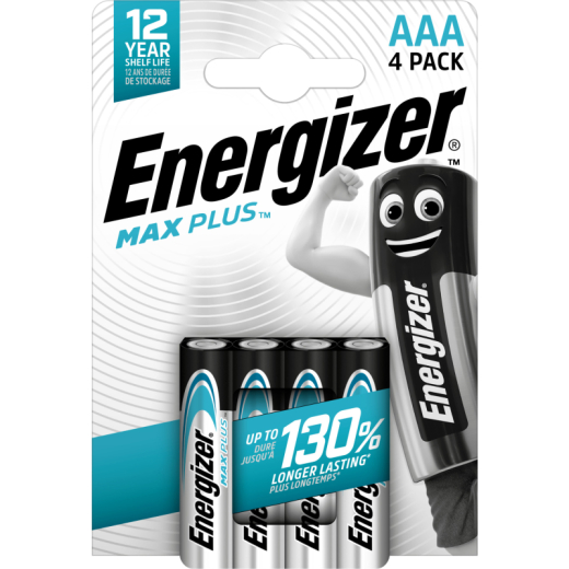 Energizer Batterie Max Plus E303320600 AAA LR03 4St., - 190223300