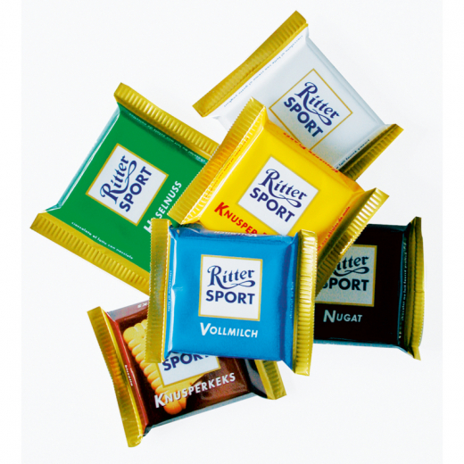 Ritter Sport Schokolade Mini 249584 84 St./Pack., - 945481