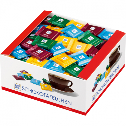 Ritter Sport Schokotäfelchen Quadrettie 70000006 200St, - HEM40014053