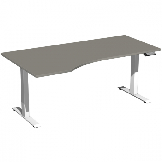 Geramöbel Tisch Elevate Basic li 1800x1000x730-1230mm ws/on, - 810070576