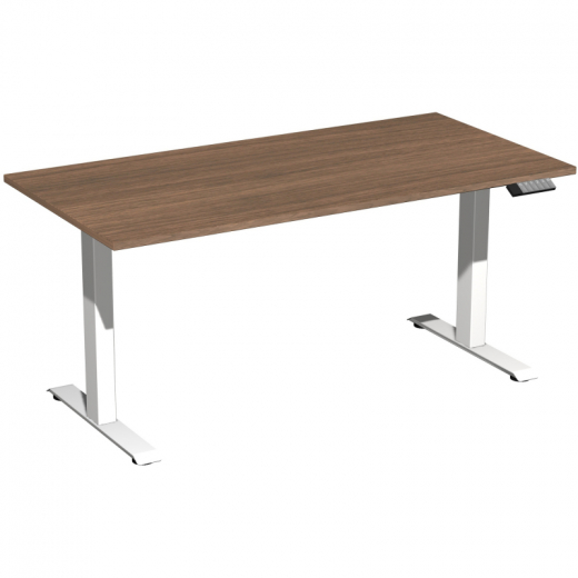 Geramöbel Tisch Elevate Basic 1600x800x730-1230mm ws/nu, - 810069373