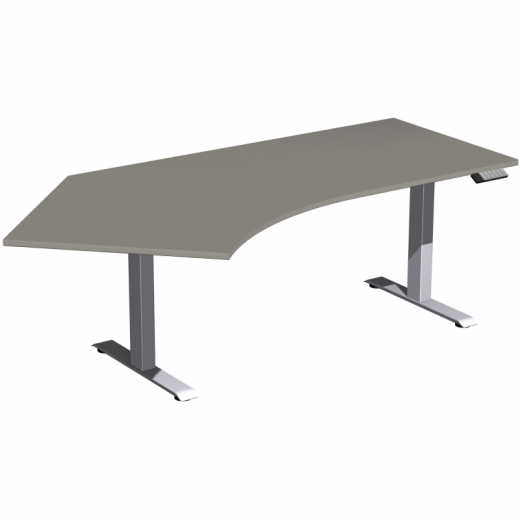 Geramöbel Tisch Elevate Plus 135 li 2166x1130x630-1280mm si/on, - 810072776