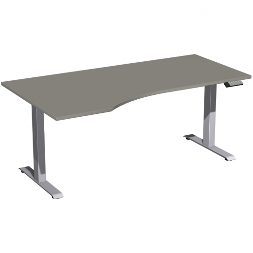 Geramöbel Tisch Elevate Basic li 1800x1000x730-1230mm si/on, - 810070676