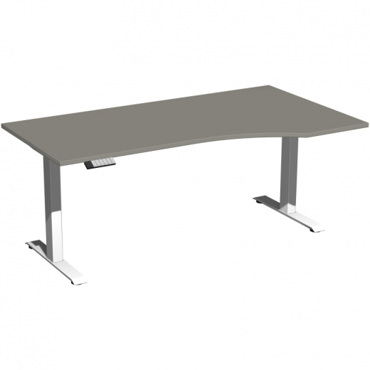 Geramöbel Tisch Elevate Basic re 1800x1000x730-1230mm ws/on, - 810070876