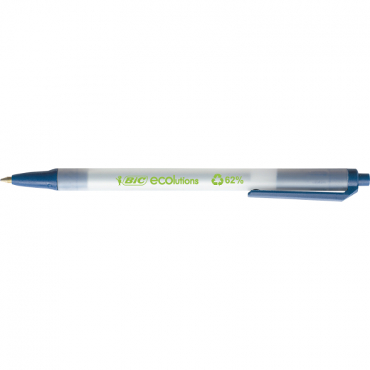 BIC Kugelschreiber ECOlutions Clic Stic 8806891 0,4mm blau, - 839131