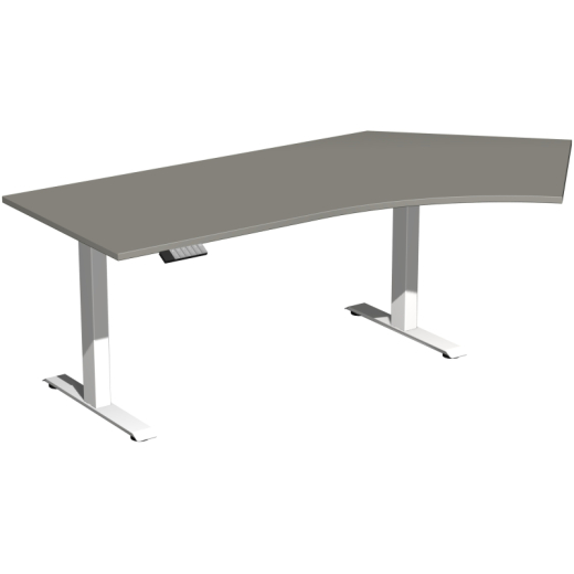 Geramöbel Tisch Elevate Plus 135 re 2166x1130x630-1280mm ws/on,
