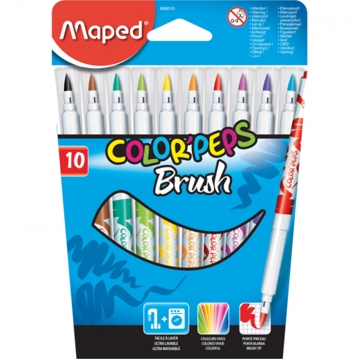 Maped Pinselfilzstift Color Peps Brush 848010 sort. 10St.,