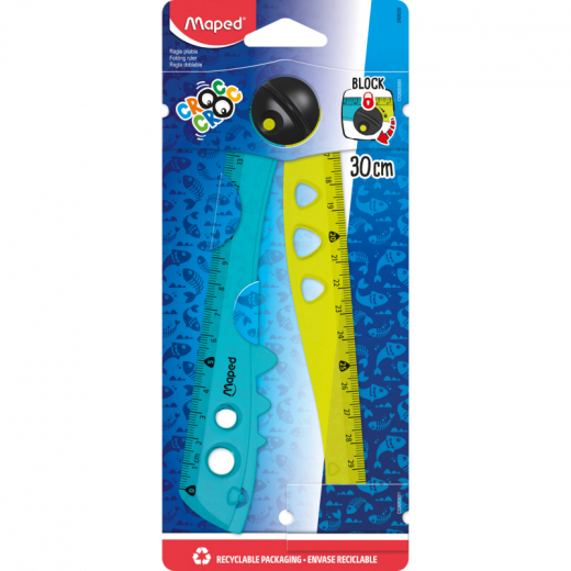 Maped Klapplineal Croc Croc 282030 30cm, - 859963