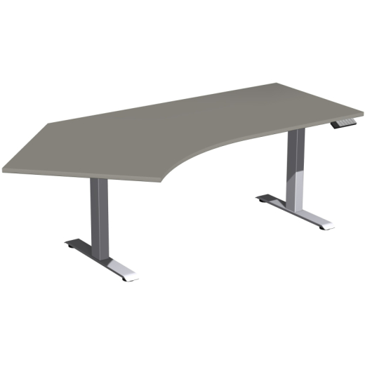 Geramöbel Tisch Elevate Basic 135 li 2166x1130x730-1230mm si/on,