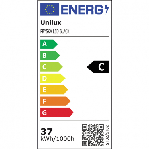 UNILUX Deckenfluter Pryska 400153677 schwarz, - 862011090