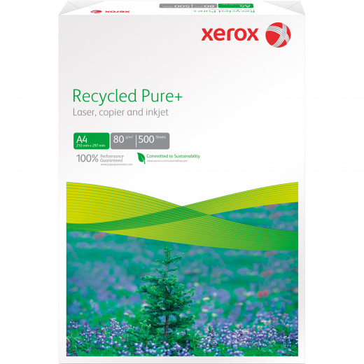 Xerox Kopierpapier Recycled Pure+ 003R98756 DIN A4 weiß 500 Bl./Pack., - 987908