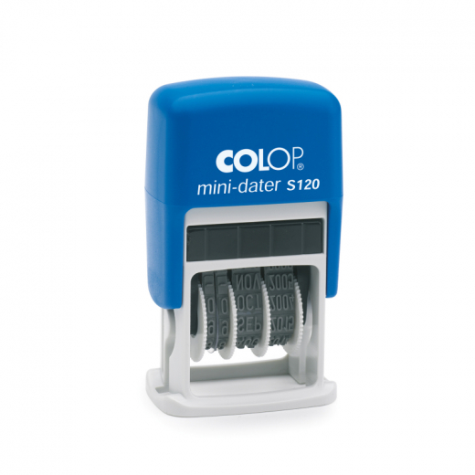 COLOP Datumstempel mini-dater S120 1452000200 24mm Kunststoff blau,